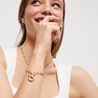 Rectangular link chain bracelet